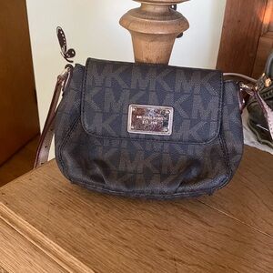 Michael Kors dark brown Crossbody Bag